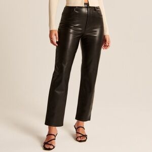 Abercrombie & Fitch Curve Love Faux Leather Pant